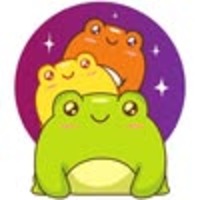 Logo Three Frogs Mahjong
